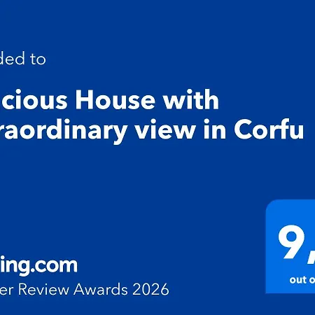 Spacious House With Extraordinary View In Corfu Apartament *