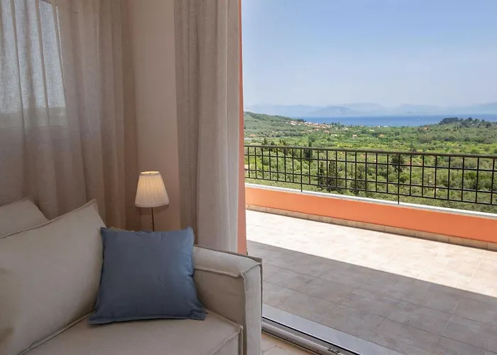 公寓 Spacious House With Extraordinary View In Corfu