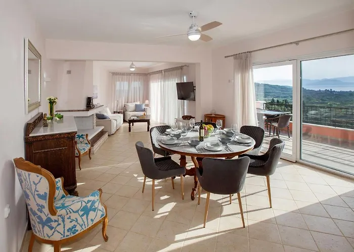 Spacious House With Extraordinary View In Corfu